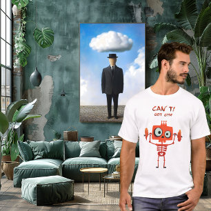 Camiseta Esqueleto Divertido del Gimnasio   No puedo. Tengo