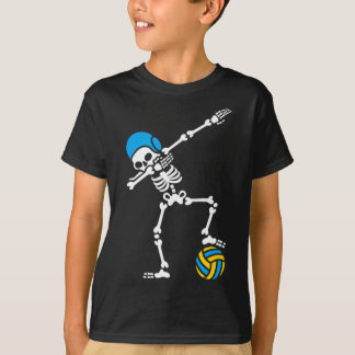 Camiseta Esqueleto divertido haciendo Dab en waterpolo de H