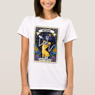 Camiseta Esqueleto Divertido Tarot Salado B