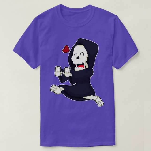 Camiseta Esqueleto en ejecución (Diseño del anverso)