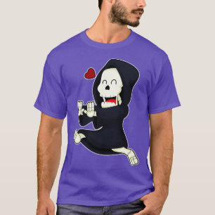 Camiseta Esqueleto en ejecución