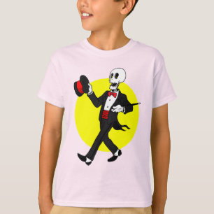 Camiseta Esqueleto en smoking