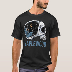 Camiseta Esqueleto escalofriante - Madera