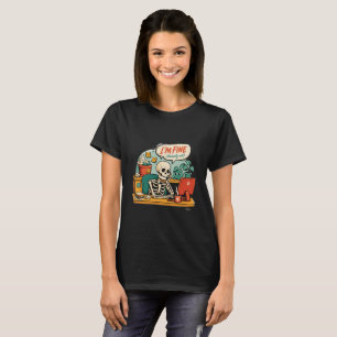 Camiseta Esqueleto Estoy Bien