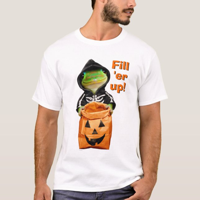 Camiseta Esqueleto Gecko (Anverso)