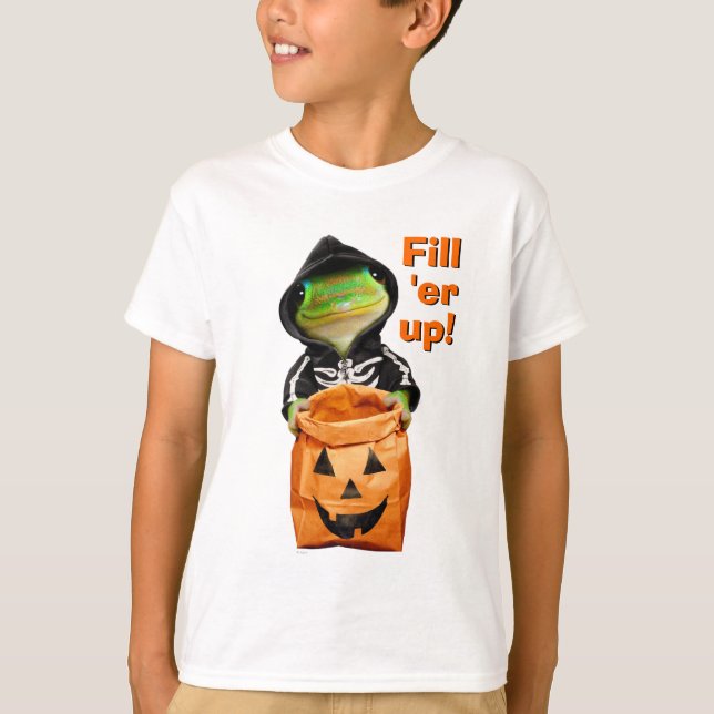 Camiseta Esqueleto Gecko (Anverso)