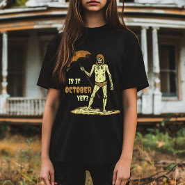 Camiseta Esqueleto Ghoul de verano en la playa