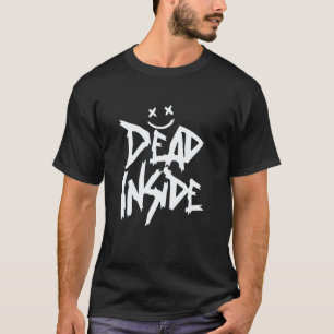 Camiseta Esqueleto Irónico Muerto por Dentro Fantasma del O