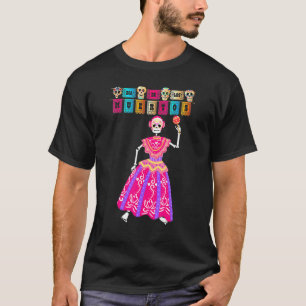 Camiseta Esqueleto mexicano Día de los Muertos