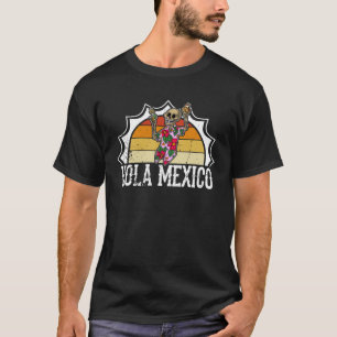 Camiseta Esqueleto México México México Nacho Verano 3