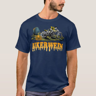 Camiseta esqueleto motocicleta ciclismo entre halloween Pum