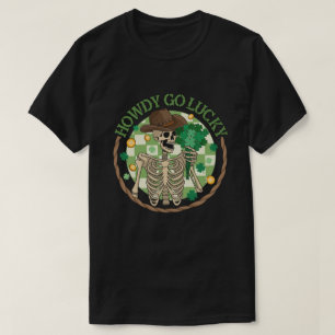 Camiseta Esqueleto Occidental Cómo Va Afortunado