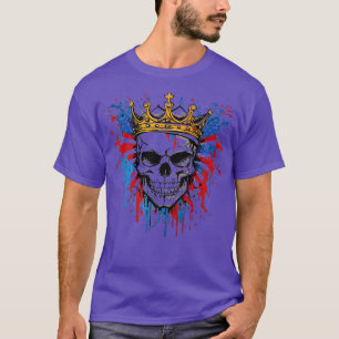 Camiseta Esqueleto Patriótico Skull Estados Unidos 4 De Jul