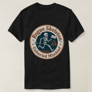 Camiseta Esqueleto Pícaro Travesuras No Sepultadas
