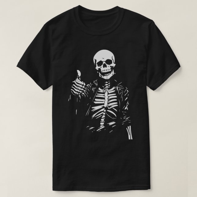 Camiseta esqueleto positivo (Diseño del anverso)