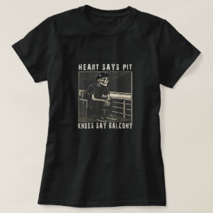 Camiseta Esqueleto que dice No con las Rodillas