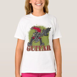 Camiseta Esqueleto que toca la guitarra eléctrica