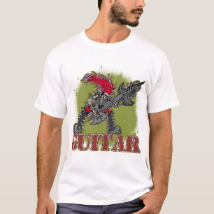 Camiseta Esqueleto que toca la guitarra eléctrica