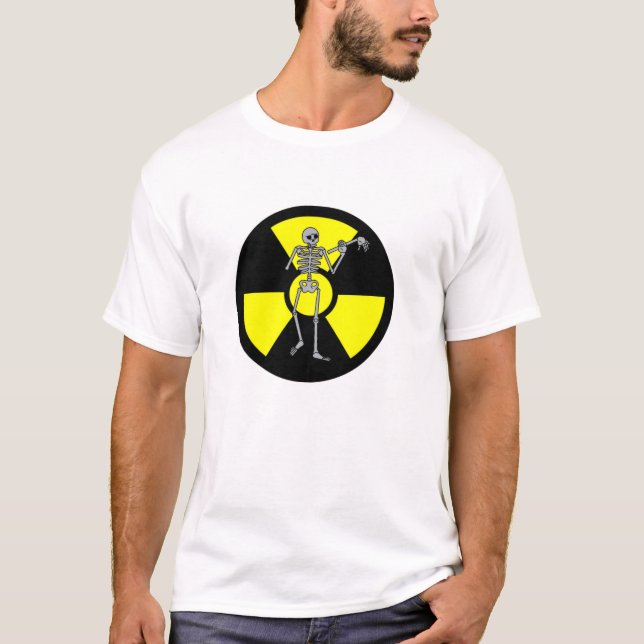 Camiseta Esqueleto, radiología (Anverso)