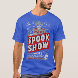 Camiseta Esqueleto retro Halloween Película de Horror Media