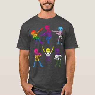 Camiseta Esqueletos bailarines LGBT Orgullo Gay Hombres Arc