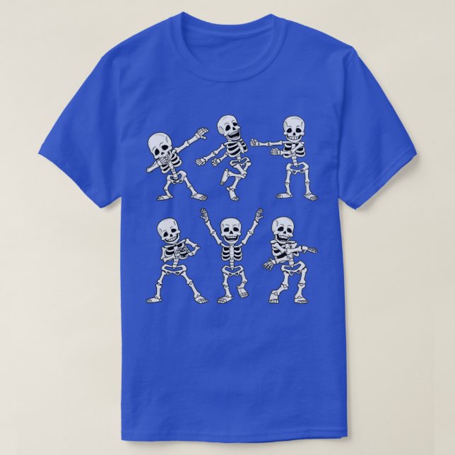 Camiseta Esqueletos bailarines niños niños Chicas H (Diseño del anverso)