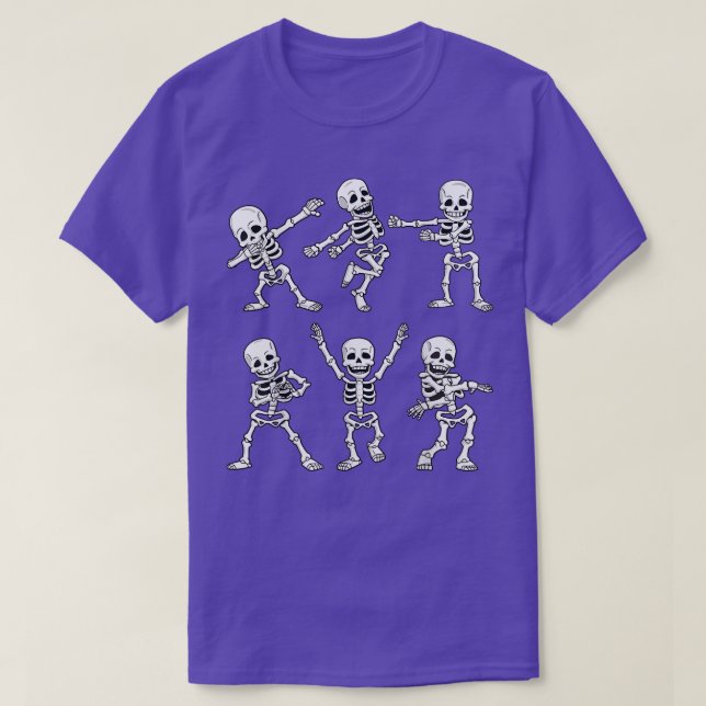 Camiseta Esqueletos bailarines niños niños Chicas H (Diseño del anverso)