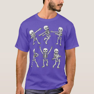 Camiseta Esqueletos bailarines niños niños Chicas H