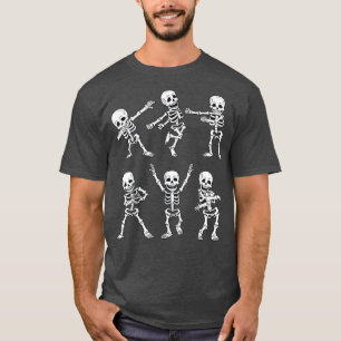 Camiseta Esqueletos bailarines niños niños Chicas H