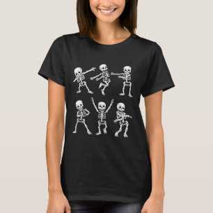 Camiseta Esqueletos bailarines niños niños Chicas H