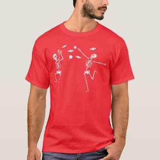 Camiseta Esqueletos bailarines pueden matar trucos o tratam