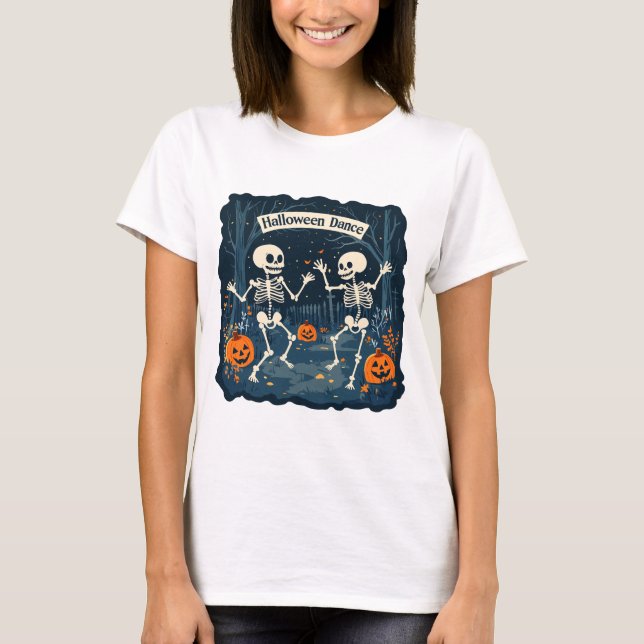 Camiseta Esqueletos danzantes (Anverso)