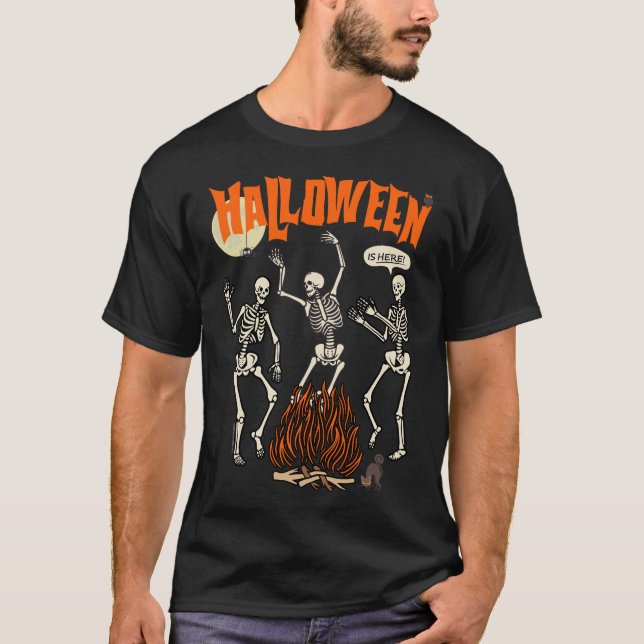 Camiseta Esqueletos danzantes (Anverso)