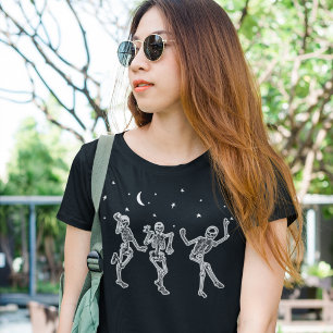 Camiseta Esqueletos de baile de Halloween