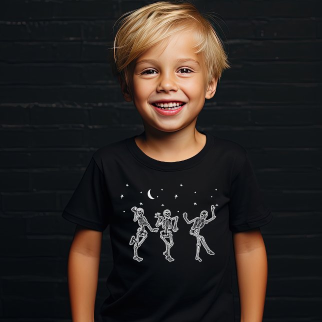 Camiseta Esqueletos de baile de Halloween (Subido por el creador)