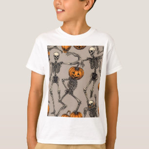 Camiseta Esqueletos de baile de Halloween