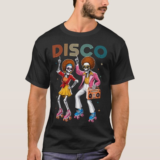 Camiseta Esqueletos de Disco (Anverso)
