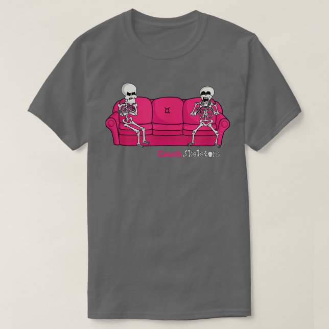 Camiseta Esqueletos del sofá  (Diseño del anverso)