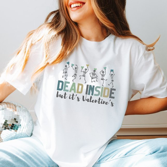 Camiseta Esqueletos divertidos contra el día de San Valentí (Subido por el creador)