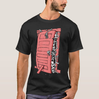 Camiseta Esqueletos en el armario