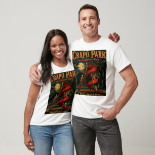 Camiseta Esqueletos en el parque Crapo en Halloween Burling