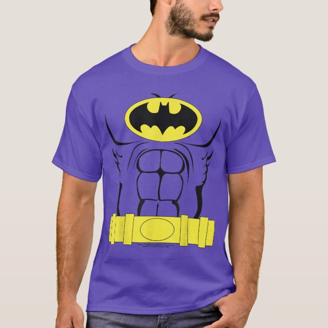 Camiseta Esquema de disfraz de Batman de DC Comics (Anverso)