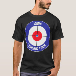 Camiseta Esquema de estado de IA del equipo de curling de I