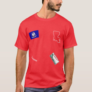 Camiseta Esquema de estado de la placa de licencia DMV y pa