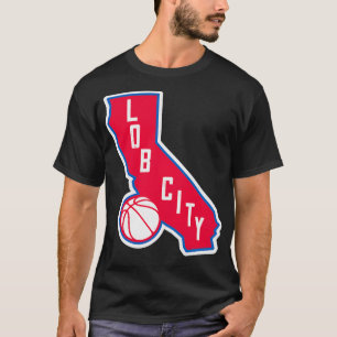 Camiseta Esquema de estado del baloncesto de Lob City