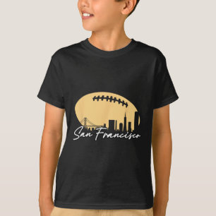 Camiseta Esquema De Fútbol De Su Ciudad San Fran