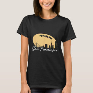 Camiseta Esquema De Fútbol De Su Ciudad San Fran
