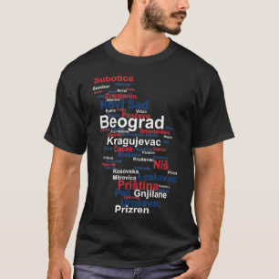 Camiseta Esquema de Serbia, Srbija, Orgullo Serbio, Yugosla