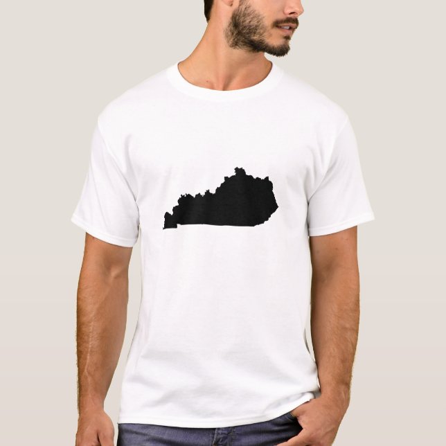 Camiseta Esquema del estado de Kentucky (Anverso)