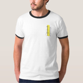 Camiseta Esquema negro minimalista violinista + violinista